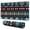 Blue and Orange-1, variant on Long Mouse Pads for Desk,Brown Boho Geometric and Plant Pattern Desk Mats on Top Of Desks, Desk Mouse Pad Extra Large with 3mm Non-Slip Base and Stitched Edge for Gaming,Office,Work,Home 31.5"x11.8"