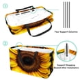 thumbnail image 4 of Sunflower seamless printing Reusable Large Capacity Foldable Grocery Bags and Shopping Baskets made with Oxford Cloth, 4 of 7