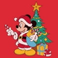 thumbnail image 2 of Mens Mickey & Friends Christmas Tree Santa Mouse T Shirt, 2 of 5