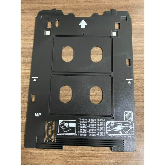 Inkjet PVC Card Tray for Canon PIXMA TS8210 TS8310 and TS9510 Series Printers