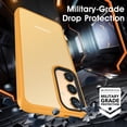 thumbnail image 3 of for Samsung Galaxy A35 5G Case Matte,[Frosted Translucent] Samsung A35 5G Case with [Tempered Glass Screen Protector][Silky Touch][12FT  Grade] Galaxy A35 5G Phone Case (Brass), 3 of 11