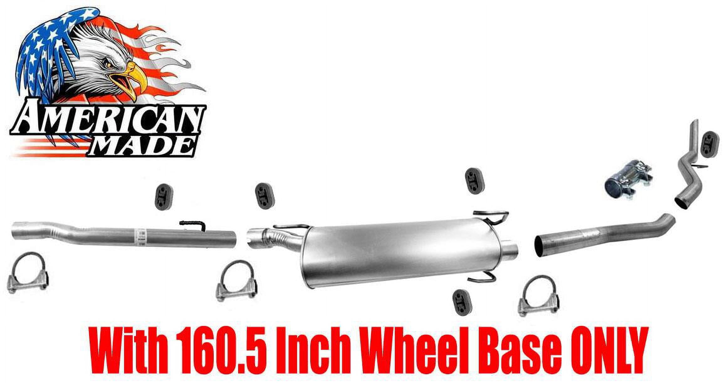 Muffler Exhaust System for Dodge Ram 2500 5.7L 2003-2009 160.5 Inch Wheel Base