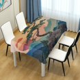 thumbnail image 4 of Yayeee Tablecloths 60" x 90" Rectangle Wrinkle Resistant Party Table Cover, Pine Tree at Dawn, 4 of 8