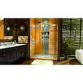 thumbnail image 3 of DreamLine Sapphire 56-60 in. W x 76 in. H Semi-Frameless Bypass Shower Door in Chrome, 3 of 8