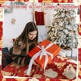 thumbnail image 6 of Gingerbread Man Christmas Throw Blanket for Adults 50 x 60 Inch Holiday Tree and Cookie Theme Flannel Blankets for Bedroom Couch Travel Home Decor Fuzzy Cozy Soft Warm Gifts (Red), 6 of 7