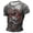 Grey, variant on Men's Vikings Norse Mythology Graphic T-Shirt, 3D Print Casual Pullover Tee