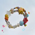 thumbnail image 4 of Pulsera de mariposa con diseño de nicho, pulsera con temperamento y sensación, pulsera con cuentas de estrella y sonrisa, pulsera con degradado única para mujer, 4 of 5