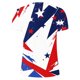 thumbnail image 5 of Blusas y camisas de manga corta con cuello en V, moda de verano, camiseta informal de cuello redondo estampada para hombre, top de algodón de imitación para hombre, 5 of 5