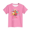 thumbnail image 4 of Zpanxa T-Shirts pour Tout-Petites Fille Imprimé Fête des Mères Col Rond Manches Courtes Haut Polyester Spandex 3-4 Ans, 4 of 5