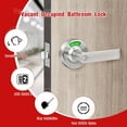 thumbnail image 4 of Bathroom Privacy Lock - Vacant/Occupied Indicator, Ansi Grade 2 Commercial Grade, Satin Chrome, 4 of 9