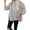Gray, variant on UAMVSH Plus Size Fleece Sweatshirts for Women Comfy Sherpa Fluffy High Neck Pullover Tops Warm Plush Long Sleeve Shirts Winter Outfits(X-Large,Gray)