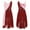 Burgundy, variant on Sleeveless Color Block Gymnastics Skating Leotard Dancewear