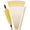 yellow, variant on AME 32 inch Archery Wooden Arrows Natural Feather Handmade Traditional Bow Longbow Hunt (6pcs red )