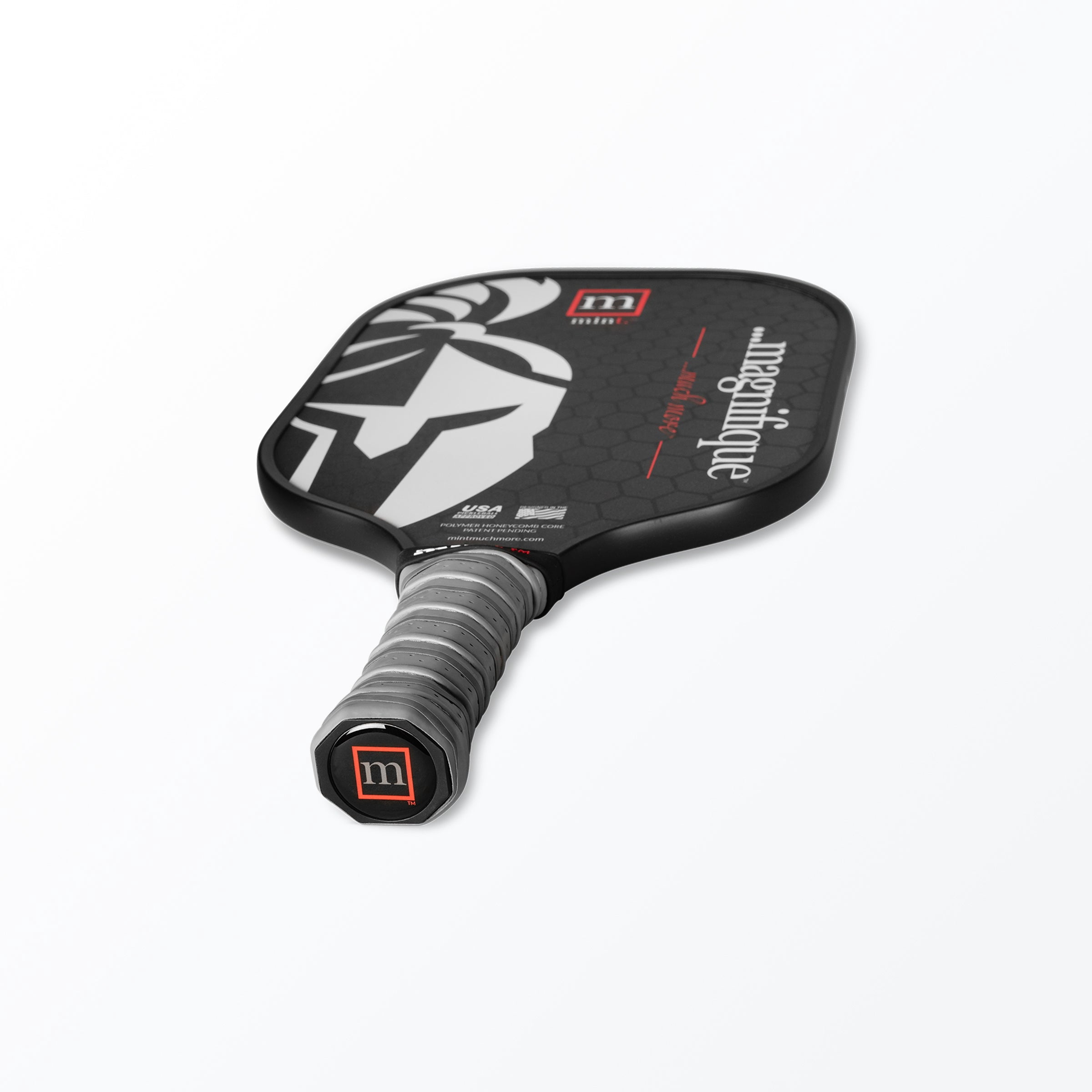 Mint Sport Magnifique Pickleball Paddle – 12K Carbon Fiber Pickleball Paddle with 10mm Polypropylene Core, Textured Spin Surface, PVC Edge Guard, USAPA Approved for Advanced Players