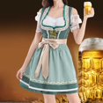 thumbnail image 2 of Christmas Dresses for Women Traditional German Oktoberfest For Women Bavarian Festival Dress Lace Gown Carnival Performance Outfit Elegant Court Dress, 2 of 5