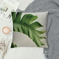 thumbnail image 2 of COMIO  Square Pillow Covers Banana Leaves Tropical Plant Throw Cover  Green Summer Outdoor Pillows Decorative Cushion Home European Slip for Couch(Banana Leaf),, 2 of 5