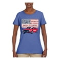 thumbnail image 2 of Wild Bobby Ford Shelby Vintage USA Country Plate Women Graphic Tee, 2 of 6
