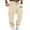Beige_#03, variant on Mens Work Pants Cargo Sherpa Drawstring High Waist Trousers Fall Winter Casual Cargo Pants,Dark Gray L
