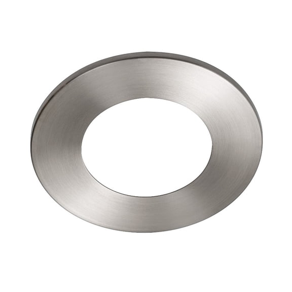 Open Box CNR-TM-SN-10-AFX-Connor - Recessed Light Trim (Pack of 10)-0.16 Inches Tall and 4.9 Inches Wide-Satin Nickel Finish