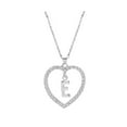 thumbnail image 2 of TIHLMK Necklaces for Teen Pendant Necklace for Women Alphabet Jewelry Lover Heart Necklace Gifts, 2 of 2