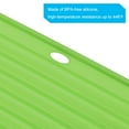 thumbnail image 4 of Unique Bargains Silicone Dish Drying Mat Set, 2 Pcs 12' x 9' Under Sink Drain Pad Suitable for Kitchen Counter, Drawer - Green, 4 of 5