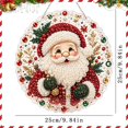 thumbnail image 2 of Large Santa Pearl Art Kit for Adults, DIY Christmas Diamond Painting Hanging Window Ornament, 9.8 in, 2 of 5