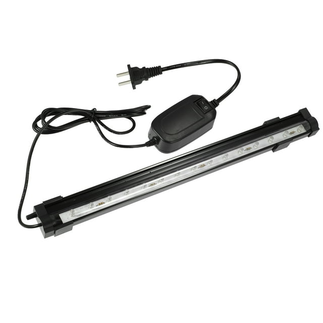 Unique Bargains 3W 14 Inch Aquarium LED Light Full Spectrum Fish Tank Light 15 Light Beads Colorful