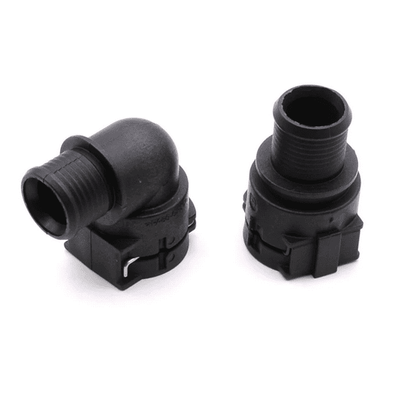 2Pcs Heater Inlet Hose Connector For Chevy Sonic Hatchback 95089363, 950893634