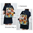 thumbnail image 4 of FORMRS Women's Travel Backpack Purse Anti-Theft Hidden Pockets Casual Shoulder Bag, Watercolor Tomatoes, 4 of 7