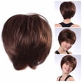 thumbnail image 2 of LHWEN Women's Black Small Curly Wavy Wig High Temperature Fiber African Glueless Lace Front Curly Human Bob Hair Comfortable Adjustable Straps Natural and Feminine Ideal for Parties Halloween Daily, 2 of 8