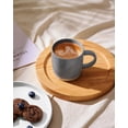 thumbnail image 5 of Famiware 14oz Stoneware Coffee Mug, Service for 4, Dark Gray, 5 of 7