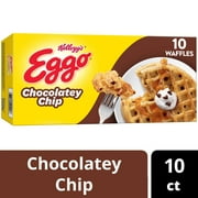 Eggo Chocolatey Chip Waffles, Frozen Breakfast, 12.3 oz, 10 Count, Regular