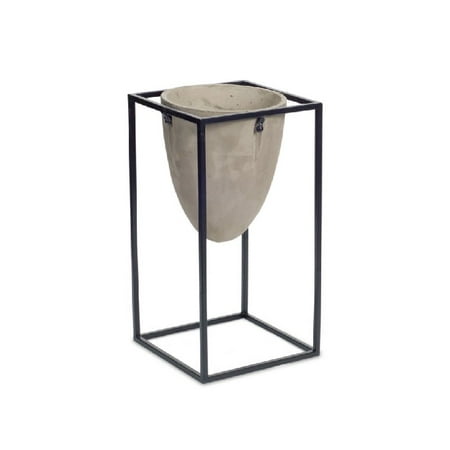 UPC 746427703987 product image for Melrose International Oval Cement Planter with Stand | upcitemdb.com