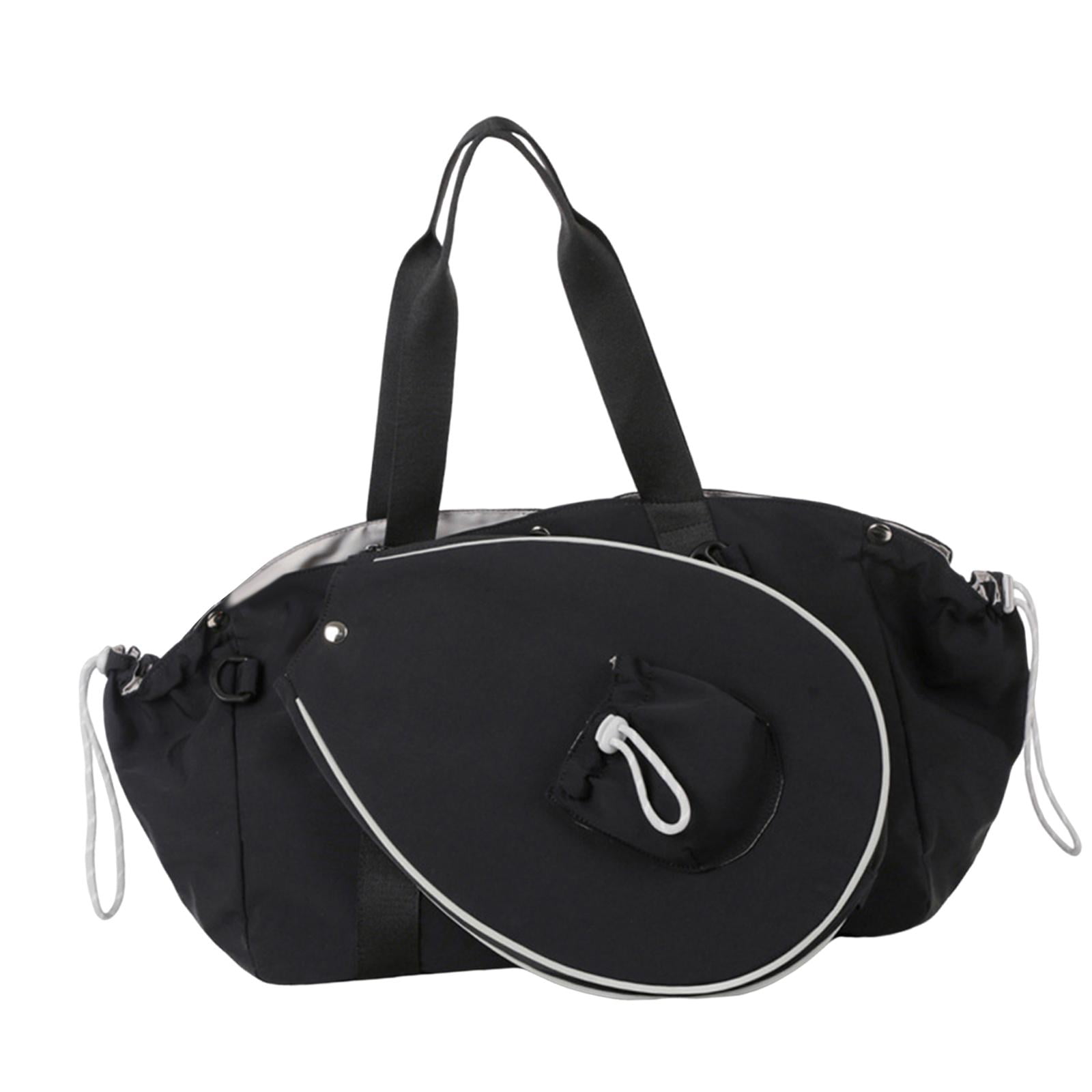 Badminton Racket Bag Tennis Bag Sports Handbag Large Capacity Nylon for Women Beginners Fitness and Gym Use