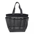 thumbnail image 1 of 4xMesh Shower Basket Bag Tote Bolsa Almacenamiento Maquillaje Cepillo Mujeres Gris, 1 of 8