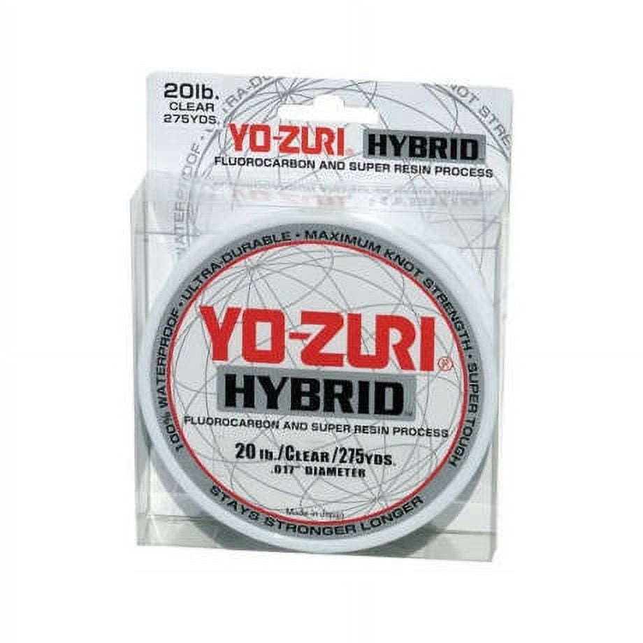 Yo-Zuri Hybrid Clear Line 10lb, 275yd, Flurocarbon/Nylon Hybrid