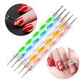 thumbnail image 3 of 5Pcs Dotting Pens With 3 Pcs Nail Painting Brushes, Nail Art Design Tools, 3 of 6