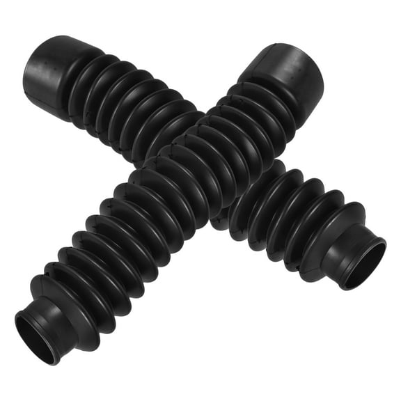 CIMAXIC 1 Pair Shock Cover Dirt Bike Black Rubber for Motorcycle Front Fork Protector