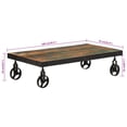 thumbnail image 3 of vidaXL Table Basse avec Roues Meuble Salon Bois Récupéré Massif, 3 of 6
