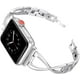 thumbnail image 1 of Bandas Secbolt Compatible con Apple Watch Band 38 mm 40 mm Iwatch Series 6/5/4/3/2/1 SE Joyería elegante para mujer Accesorios de acero inoxidable Correa de pulsera Ormromra XM040-3, 1 of 7