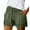 Green, variant on TrendOFT Womens Sweat Shorts Summer High Elastic Waisted Pleated Ruffle Cute Beach Flowy Lounge Shorts Women Athletic Shorts Black XXL