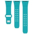 thumbnail image 2 of Teal Jacksonville Jaguars Debossed Silicone Apple Watch Band, 2 of 2