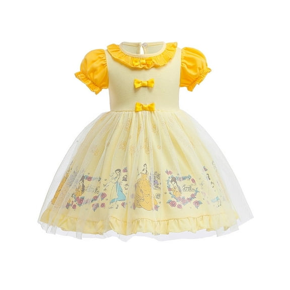 ATAIKU 1-6T Toddler Kids Girls Halloween Princess Dress Up Baby Girls Tulle Dress for Birthday Christmas Party