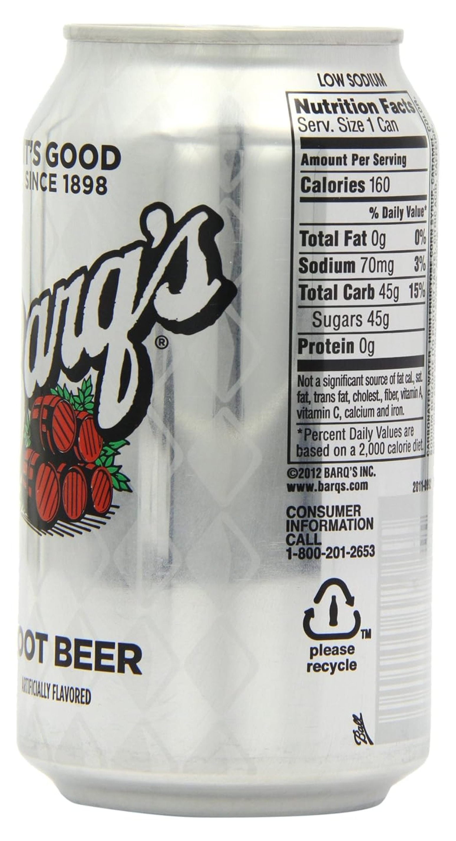 Jsmark Root Beer, 12 Oz. Cans, Case of 24