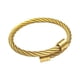 thumbnail image 2 of Pulsera de acero de aleación de titanio con detumescencia, pulsera abierta para hombres y mujeres., 2 of 5