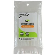 Foam Hot Glue Stick, Mini Size 4" - 15 Pack (FM-15)