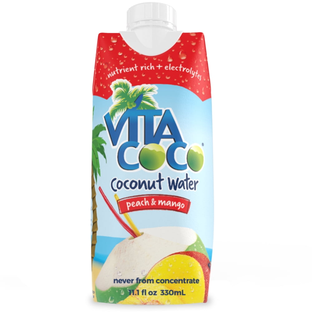 Vita Coco Coconut Water, Peach & Mango, 11.1 Fl Oz