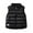 Black, variant on SHIWEN 3-12Y Girls Boys Puffer Vests for Toddler Kids Warm Quilted Sleeveless Jacket Lightweight Full-Zip Waistcoat Fall Winter Coats