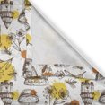 thumbnail image 6 of Ambesonne Sketch Valance & Curtain, Honey Jars Drops and Bees, 55"x45", White Mustard Ginger, 6 of 7