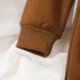 thumbnail image 5 of PEASKJP Fall Winter Newborn Boy Clothes Baby Bodysuit Boy Girl Clothes Soft Newborn Infant Outfit Long Sleeve Romper Brown,9-12 Months, 5 of 9